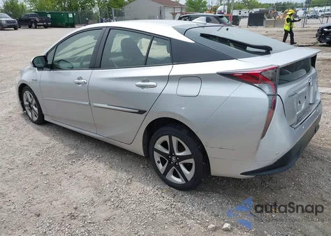 2017 Toyota Prius Three Touring from USA, damaged, VIN JTDKARFU7H3543795